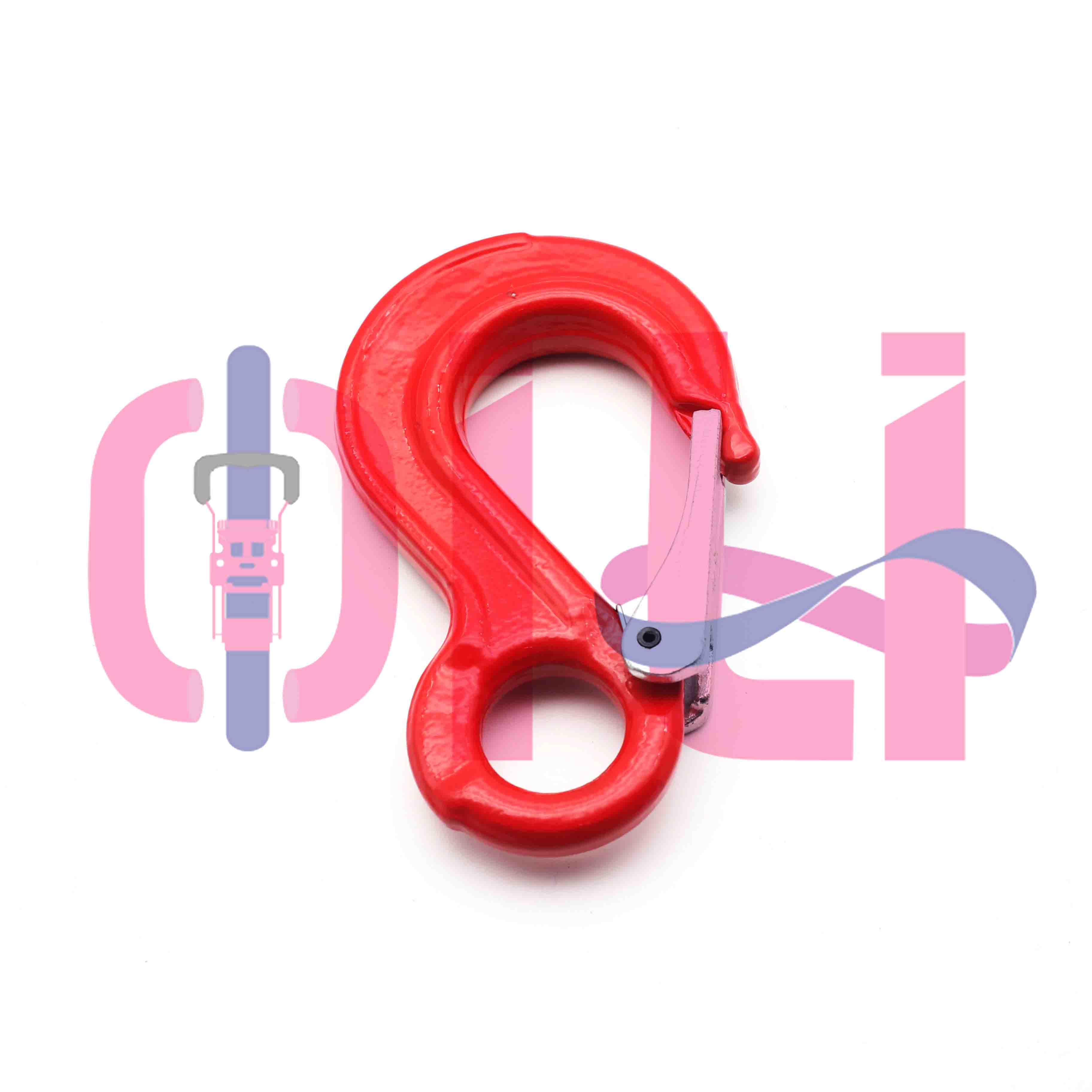 G80 समायोज्य Clevis हुक चेन स्लिङ लिफ्टिङ चेन स्लिङ